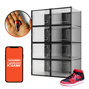 Cajas para zapatos tenis sneakers zapatera organizador transparente caja para tenis sneaker box air box