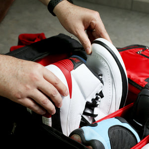 Mochila Maleta Deportiva Viaje Grande Gym Entrenamiento Laptop Ropa Cámara Zapatos Hombre Mujer Repelente Agua 11 Espacios Para 4 Snkrs 60 lts Dunker X