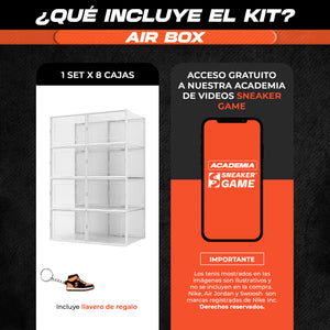 Cajas para zapatos tenis sneakers zapatera organizador transparente caja para tenis sneaker box air box