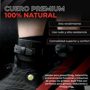 Grilletes Legend Para Tobillos Gym Glúteos Pierna Aductor Abductor Bold Tribe