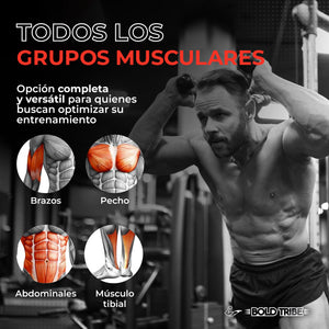 Set 5 Bandas de Resistencia Para Dominadas Con Asas + Anclaje Puerta