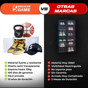 Cajas para zapatos tenis sneakers zapatera organizador transparente caja para tenis sneaker box air box