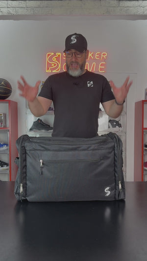 Mochila Maleta Deportiva Viaje Grande Gym Entrenamiento Laptop Ropa Cámara Zapatos Hombre Mujer Repelente Agua 11 Espacios Para 4 Snkrs 60 lts Dunker X