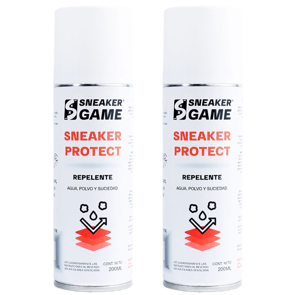 Repelente Para Tenis Zapatos Gorras Sneakers de Tela Piel Gamuza Agua Polvo Humedad 