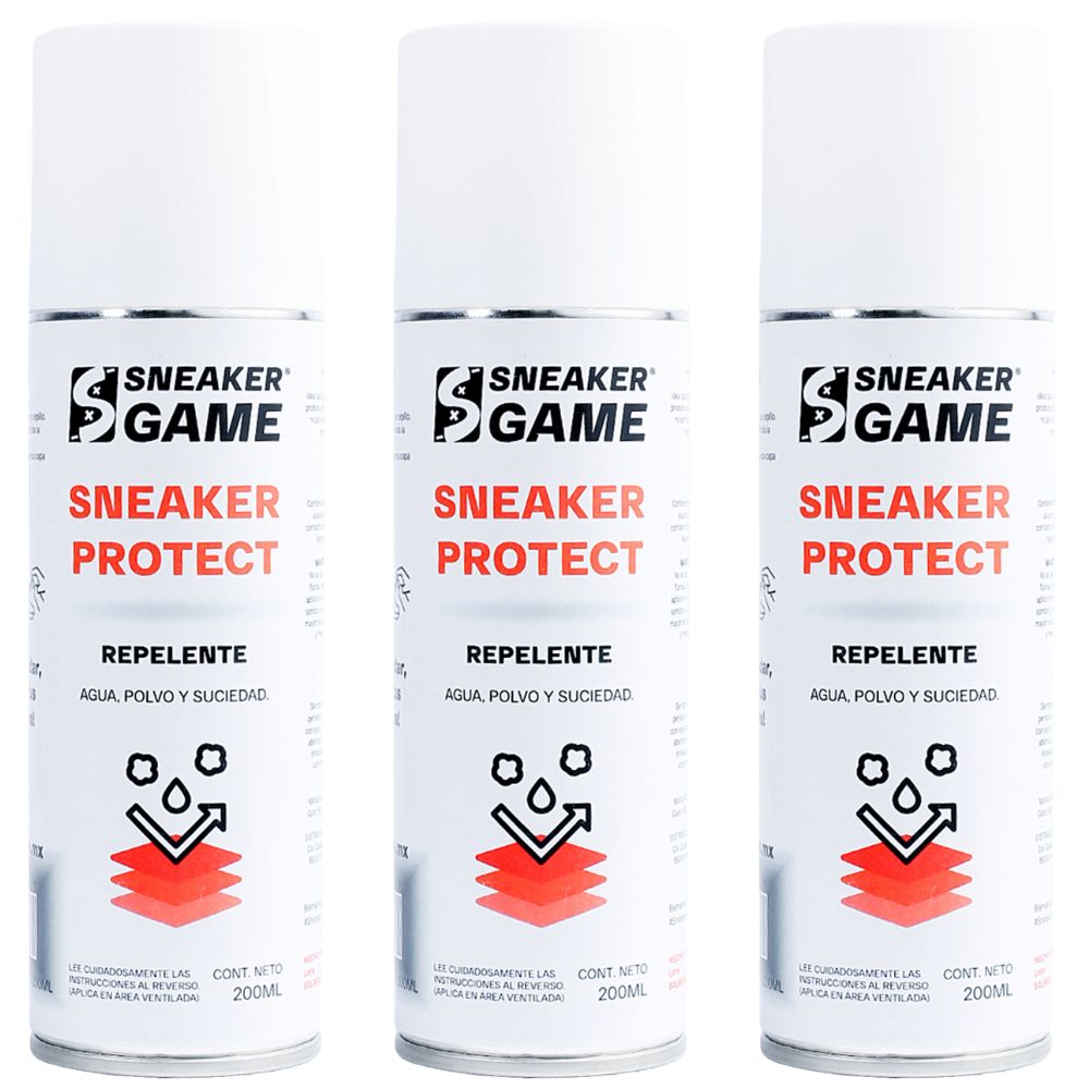 Repelente Para Tenis Zapatos Gorras Sneakers de Tela Piel Gamuza Agua Polvo Humedad 