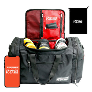 Maleta Deportiva Mochila Viaje Grande Gym Entrenamiento Laptop Ropa Cámara Zapatos Hombre Mujer Repelente Agua 10 Espacios Para 3 Snkrs 46 lts Dunker