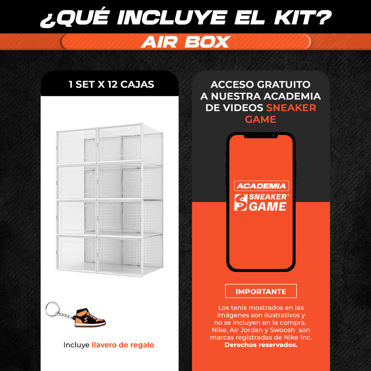 Cajas para zapatos tenis sneakers zapatera organizador transparente caja para tenis sneaker box air box