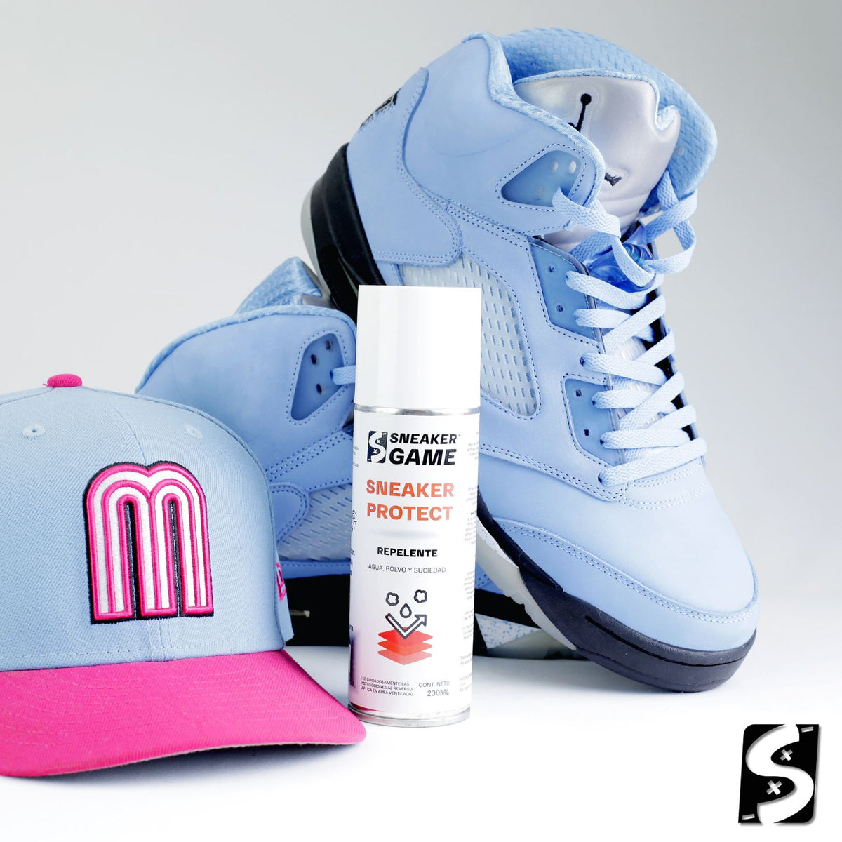 Repelente Para Tenis Zapatos Gorras Sneakers de Tela Piel Gamuza Agua Polvo Humedad 