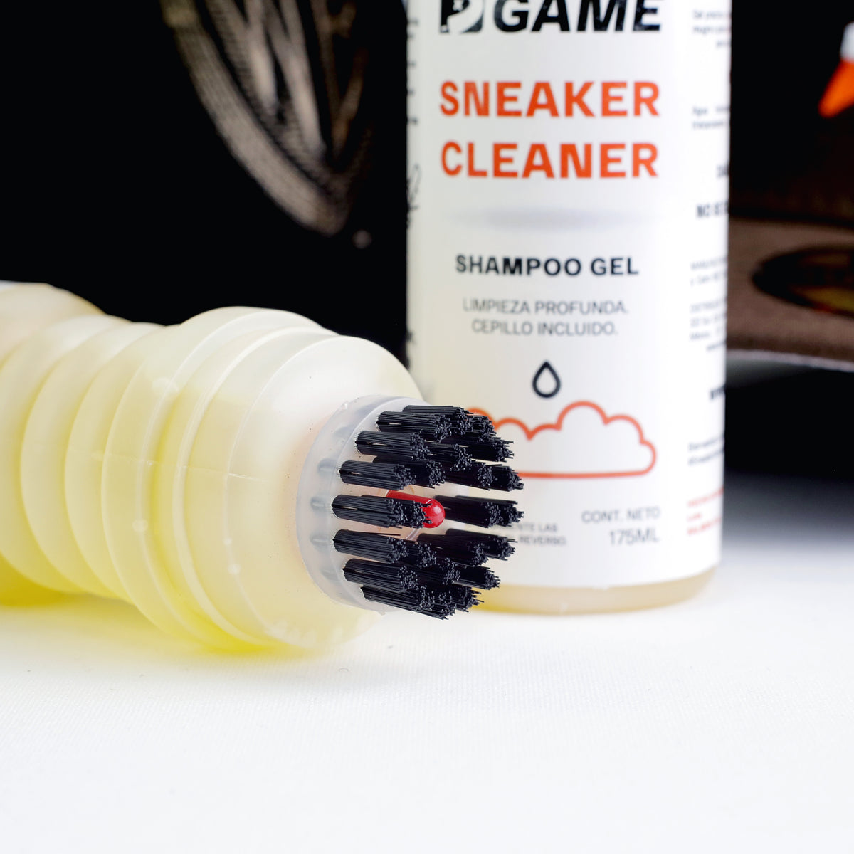 Shampoo Gel Limpieza Tenis Zapatos Sneakers Limpiador Incluye Cepillo Cantidad 175ml