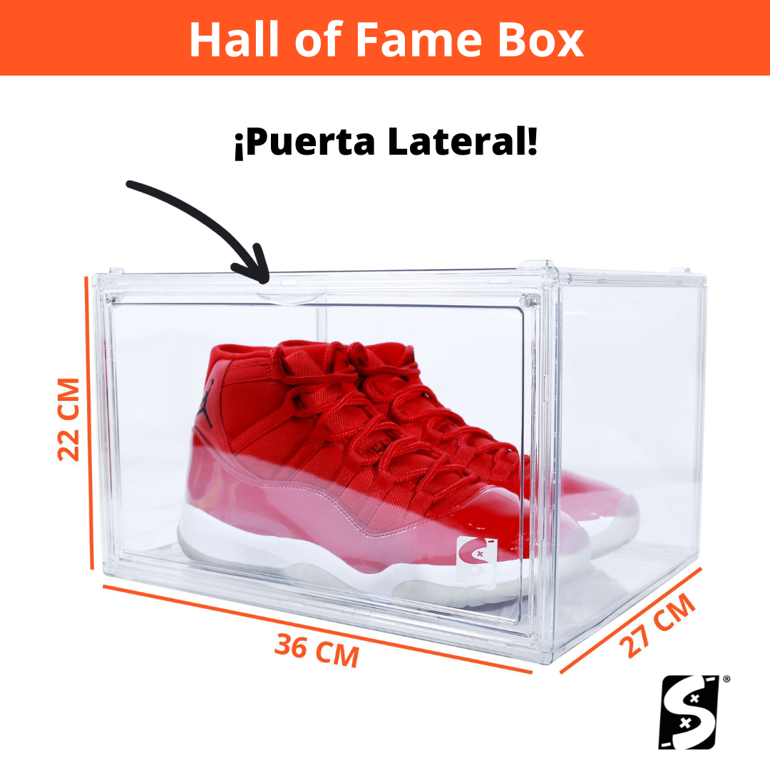 Cajas Transparentes Hall of Fame Box Para Sneakers Sneaker Game Sneakergame.mx