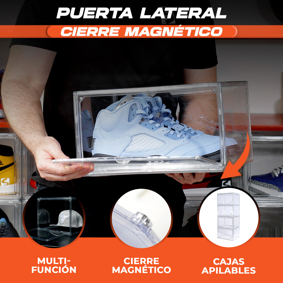 caja para tenis sneakers box cajas organizadoras, cajas organizadoras de plastico, cajas organizadoras plasticas, cajas plasticas organizadoras, cajas organizadoras para closet, cajas organizadoras de zapatos, cajas transparentes, zapatos, gorras, caps, organizadores de plastico transparente 