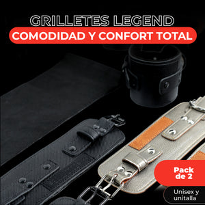 Grilletes Legend Para Tobillos Gym Glúteos Pierna Aductor Abductor Bold Tribe