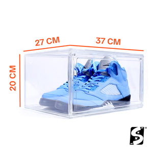 cajas transparentes zapatos gorras, sneakers, tenis, caps, organizadores de plastico transparente