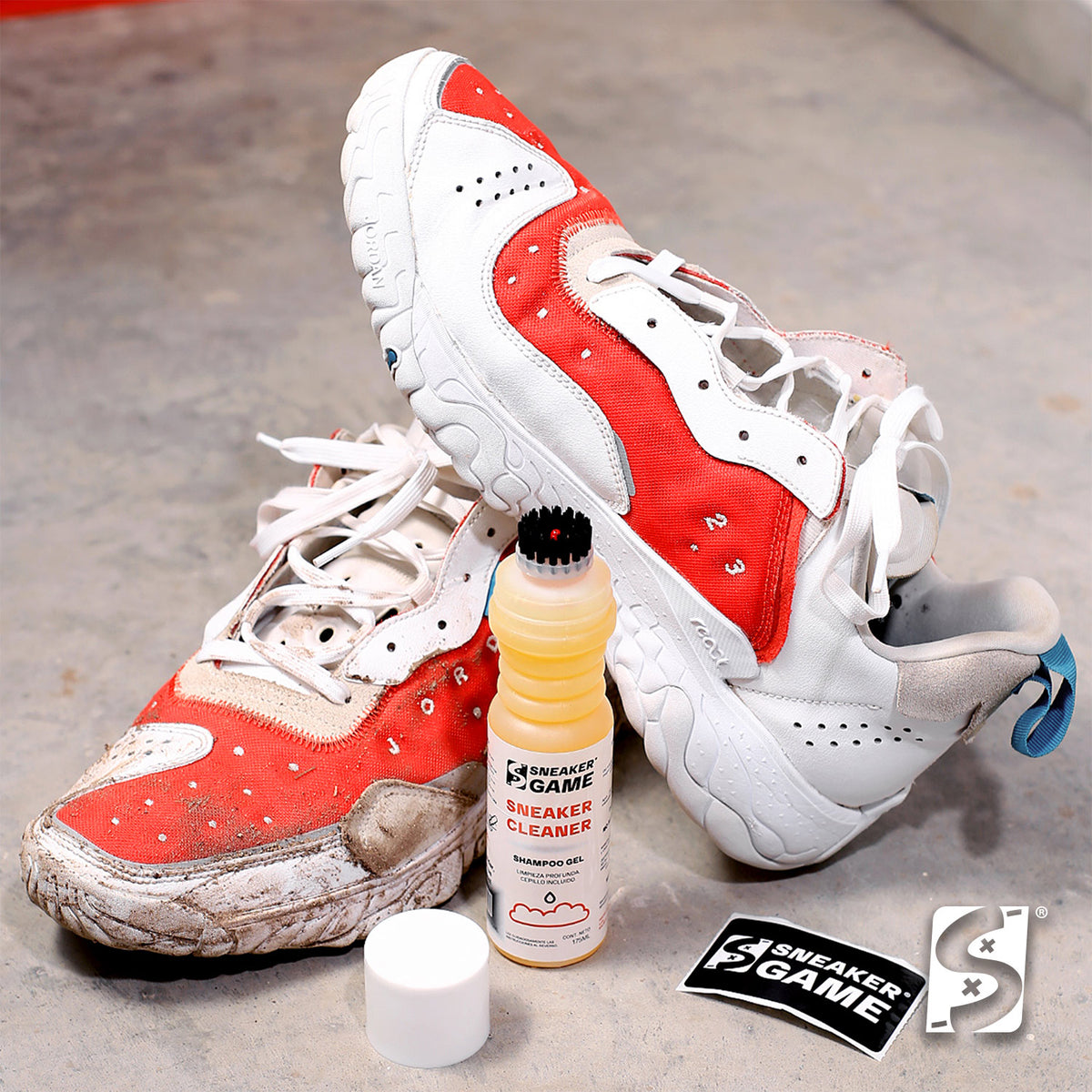 Shampoo Gel Limpieza Tenis Zapatos Sneakers Limpiador Incluye Cepillo Cantidad 175ml