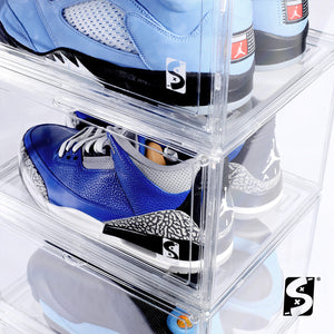 cajas transparentes zapatos gorras, sneakers, tenis, caps, organizadores de plastico transparente