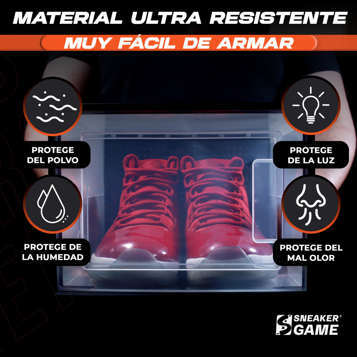 Cajas para zapatos tenis sneakers zapatera organizador transparente caja para tenis sneaker box air box