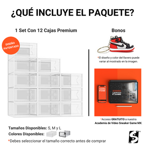 Cajas para zapatos tenis sneakers zapatera organizador transparente caja para tenis sneaker box air box