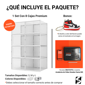 Cajas para zapatos tenis sneakers zapatera organizador transparente caja para tenis sneaker box air box
